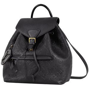 Louis Vuitton Montsouris PM Daypack Backpack Rucksack Monogram Black